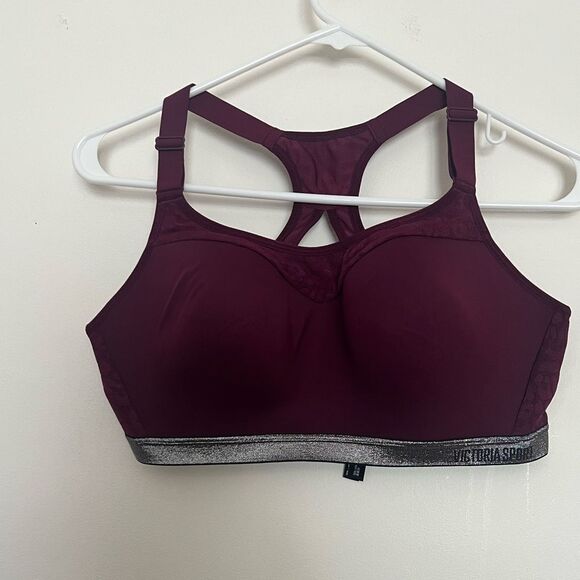 Victoria's Secret Burgundy Sports Bra - Picture 1 of 3